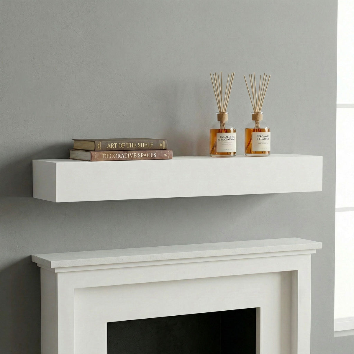 Fireplace Mantel Floating Shelf For Home Decor Unique Piece Furniture
