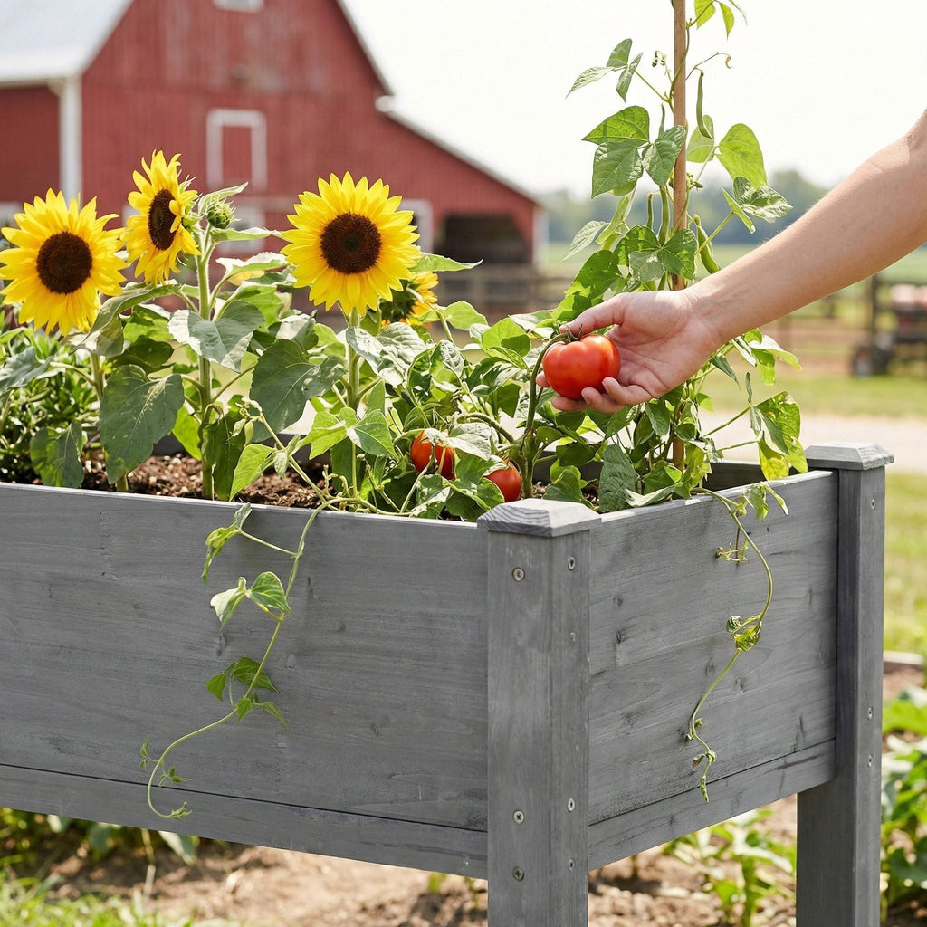 Elevated Raised Garden Bed For Outdoor Unique Piece Furniture