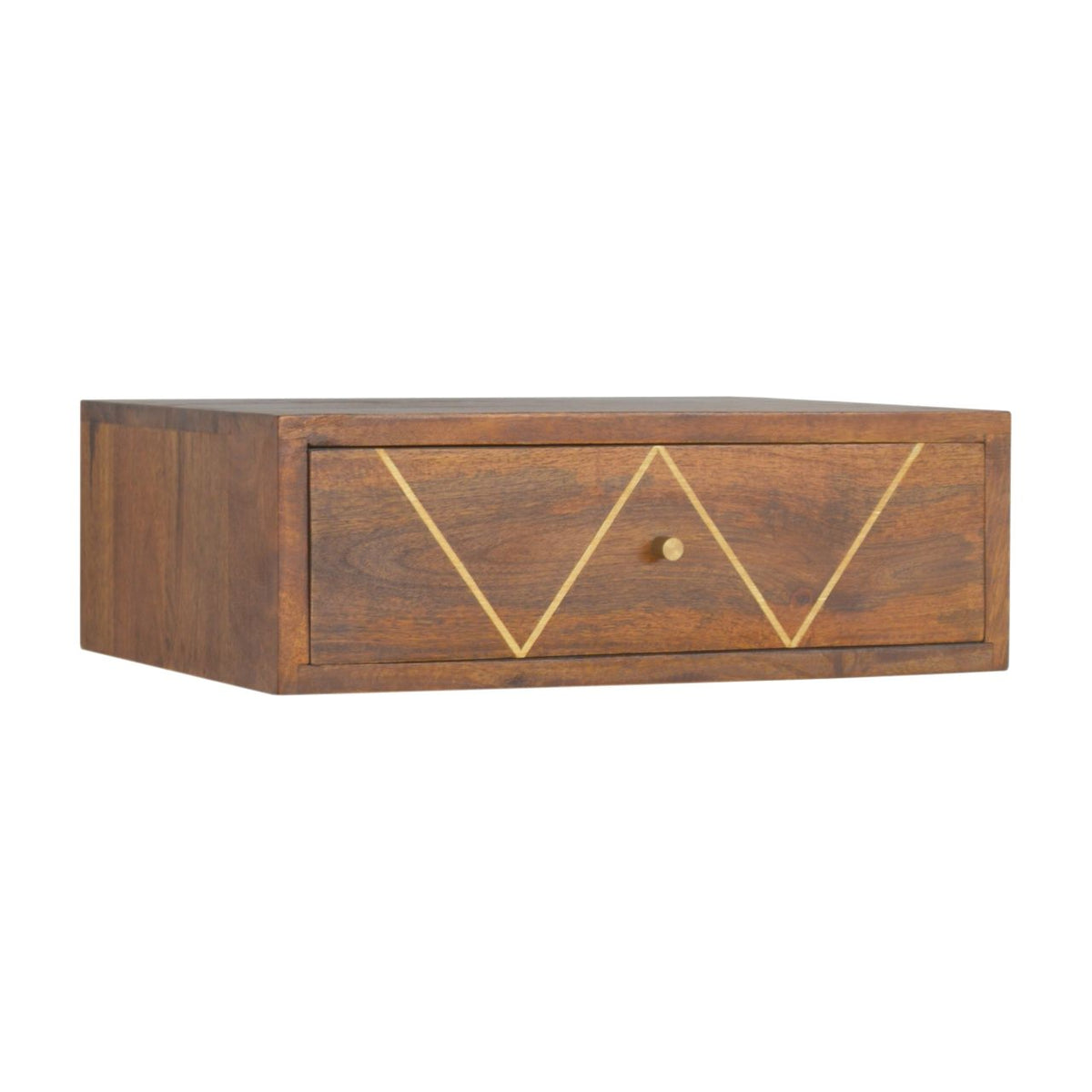 Floating Bedside Table - Chestnut Unique Piece Furniture