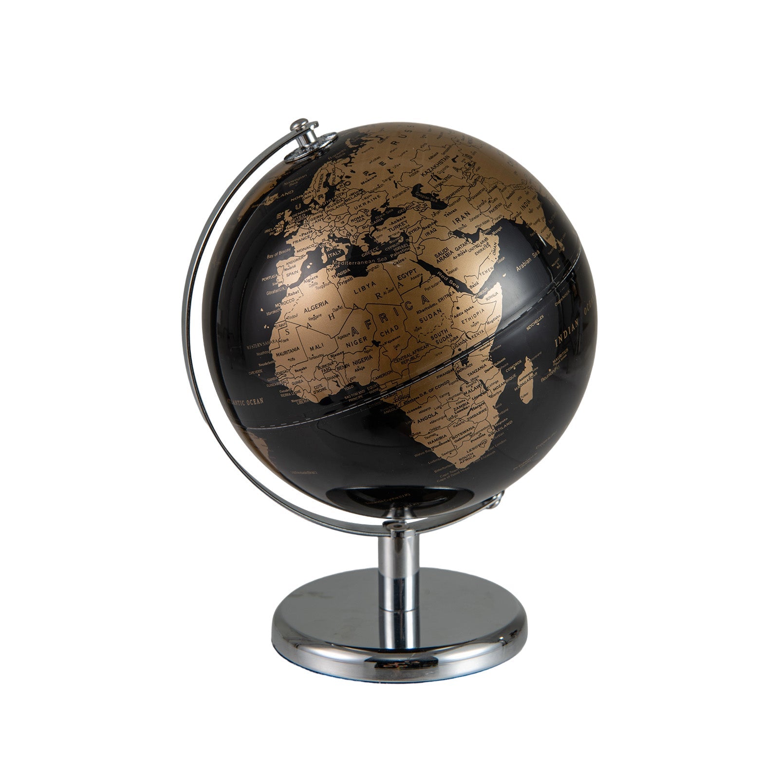 8" World Globe Modern Decorative Tabletop Earth Globe DirectDeals