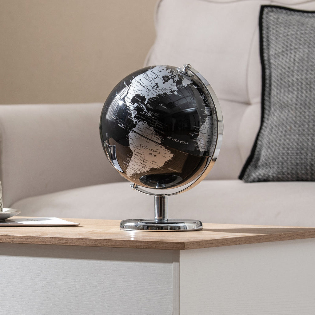 8" World Globe Modern Decorative Tabletop Earth Globe DirectDeals