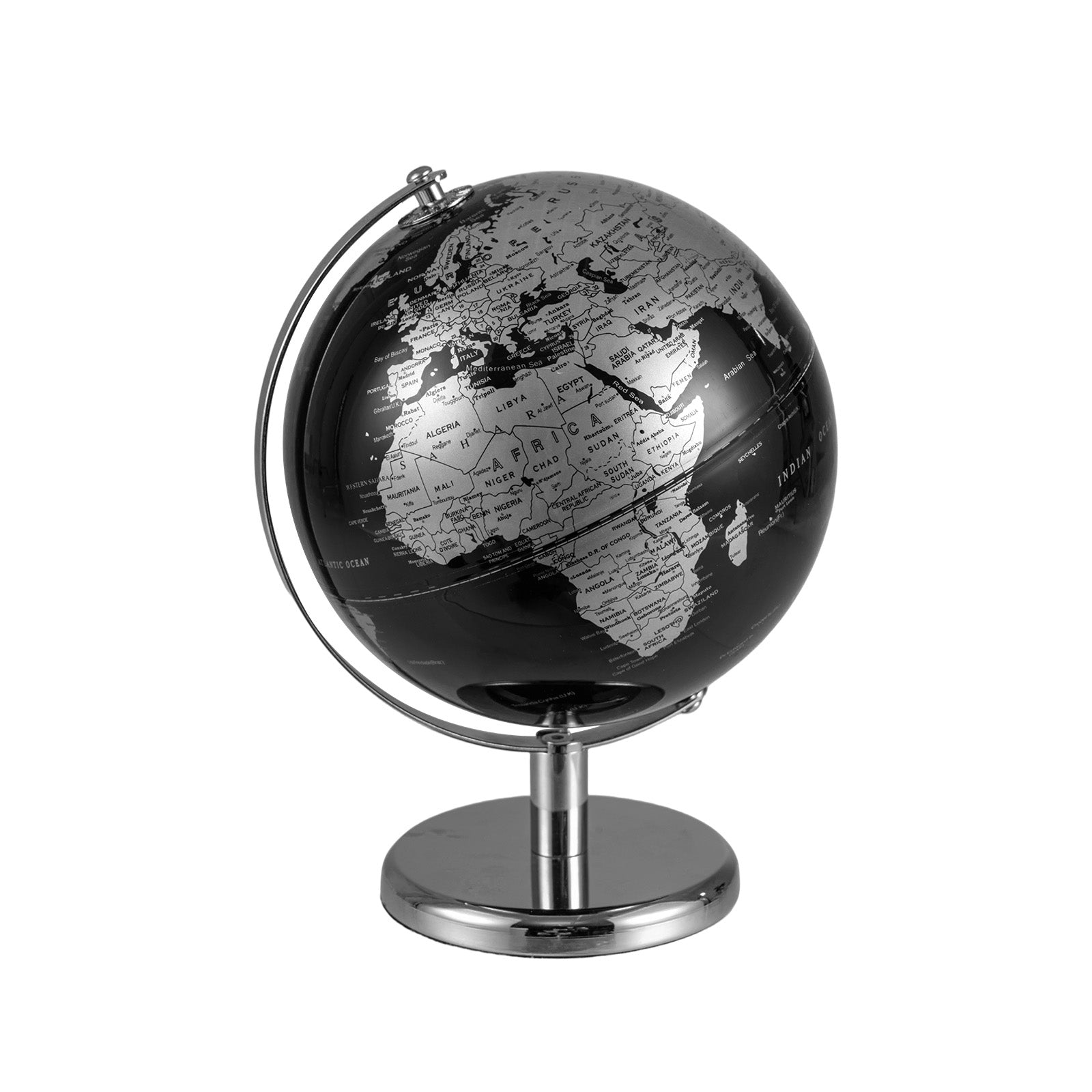 8" World Globe Modern Decorative Tabletop Earth Globe DirectDeals