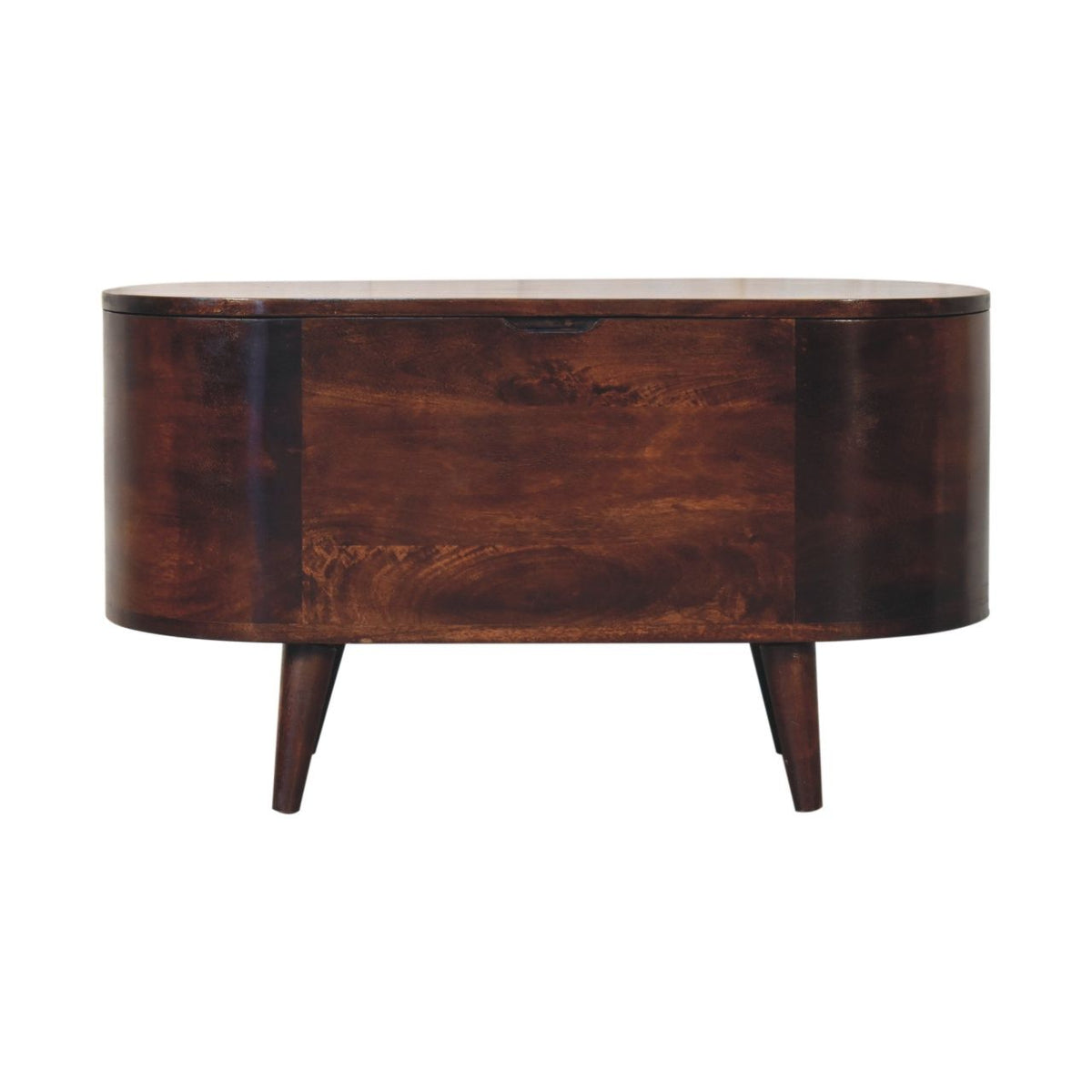 Rounded Lid Up Blanket Box Unique Piece Furniture