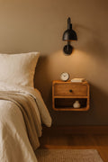 Mini Floating Open Bedside - Oak Unique Piece Furniture