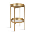 Celia Round 2-Tier Tray Table Shop Fête