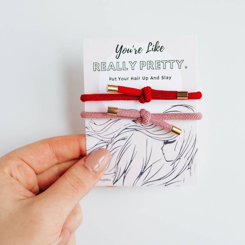 Really Pretty Double Elastic Hair Tie Pair Shop Fête