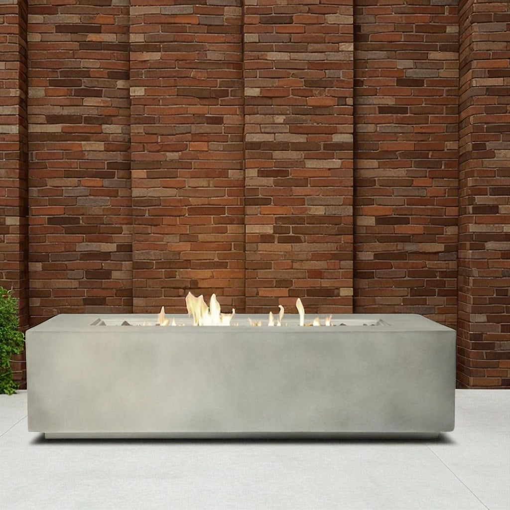 Lightweight Design Propane / Natural Gas Fire Pit Table Unique Piece Furniture