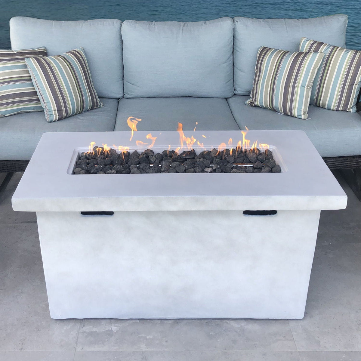 Reinforced - Propane Outdoor Fire Pit Table Unique Piece Furniture