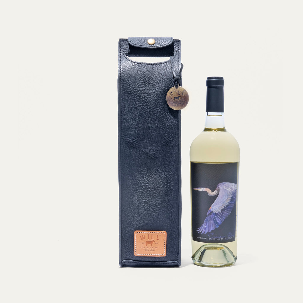 Single Leather Wine Case Will Leather Goods