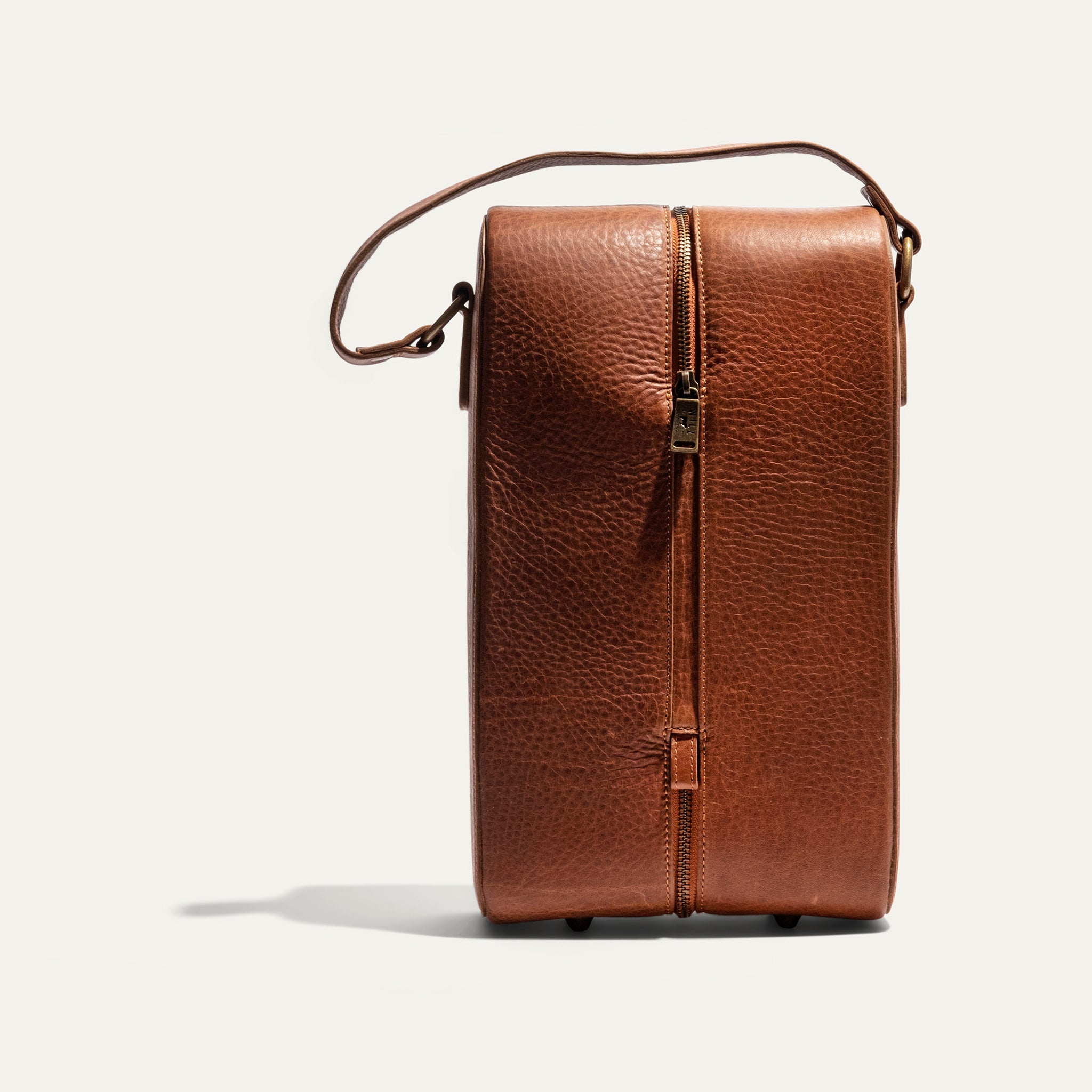 Hard Double Leather Wine Case Will Leather Goods