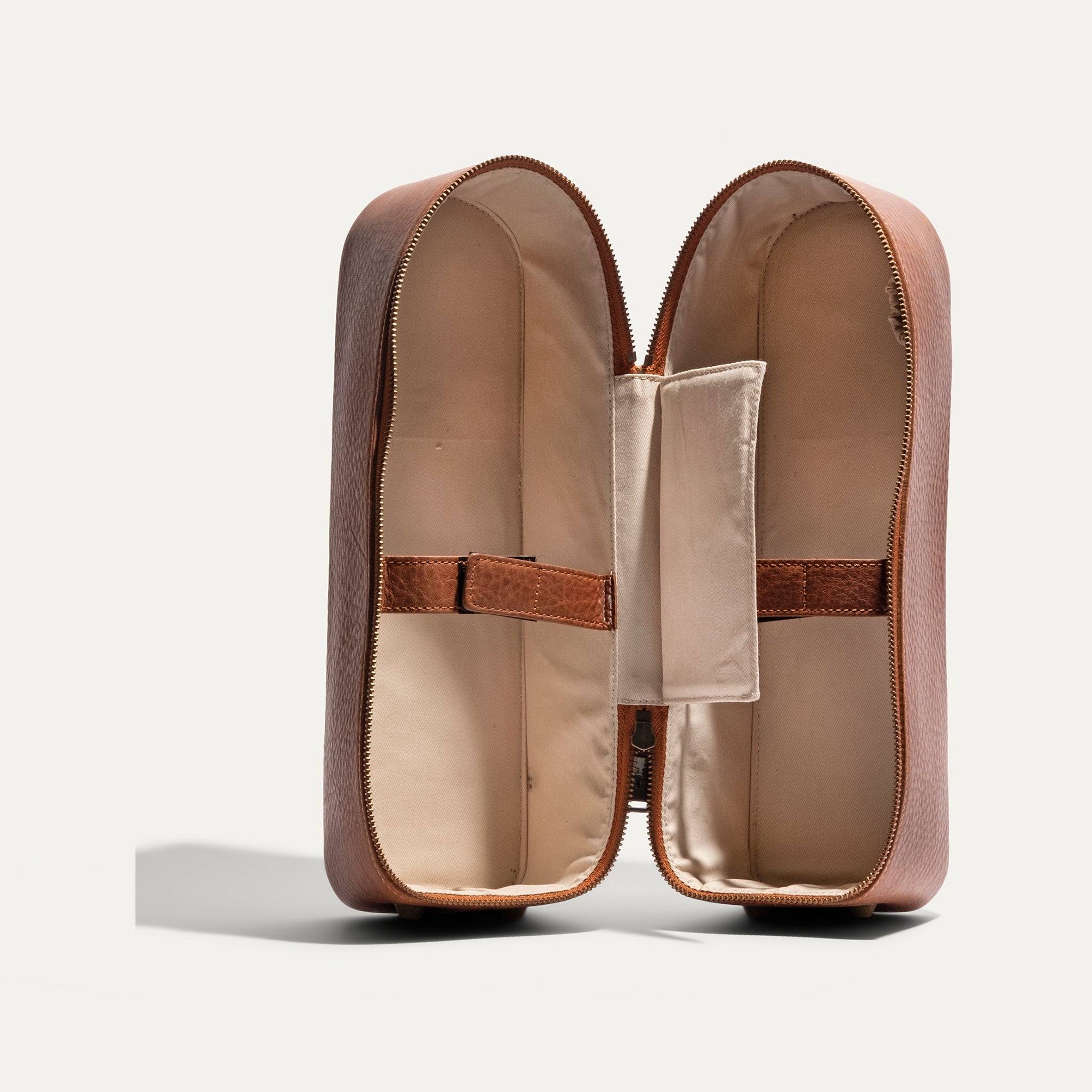 Hard Double Leather Wine Case Will Leather Goods