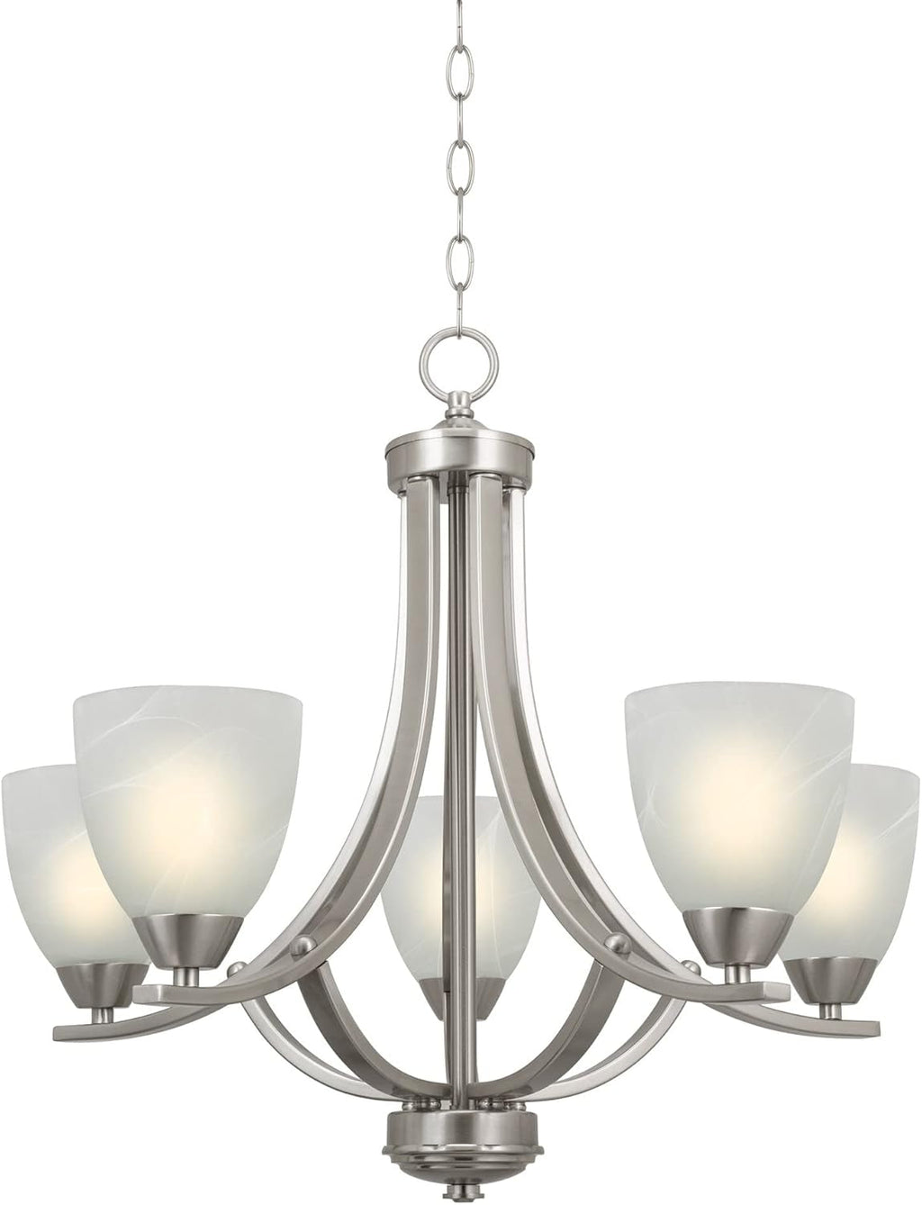 Contemporary 5-Light Large Chandelier Farmhouse Decor