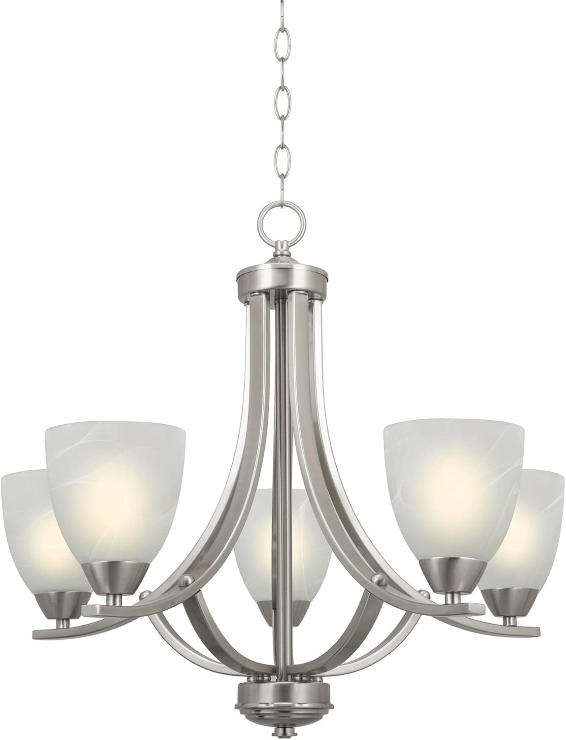 Contemporary 5-Light Large Chandelier Farmhouse Decor