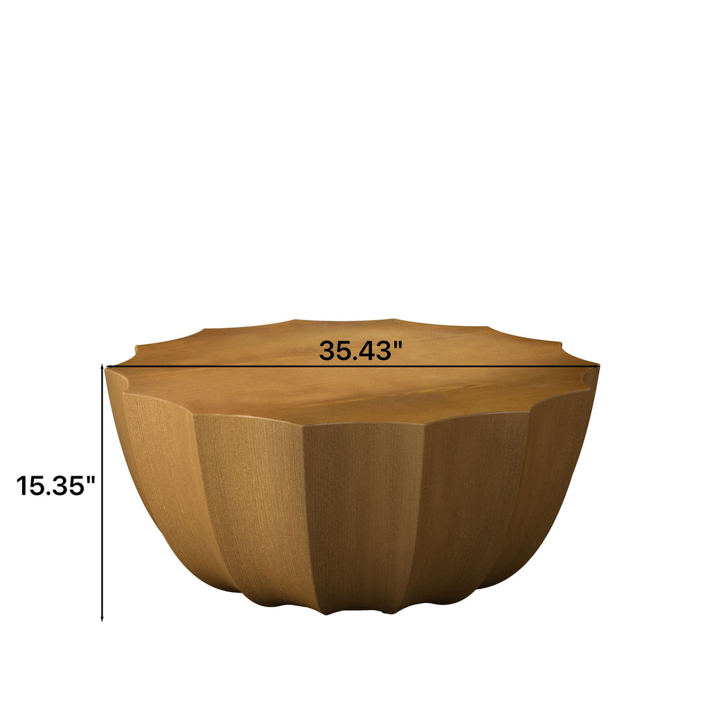 Modern Round Coffee Table For Indoor / Outdoor Unique Piece Furniture