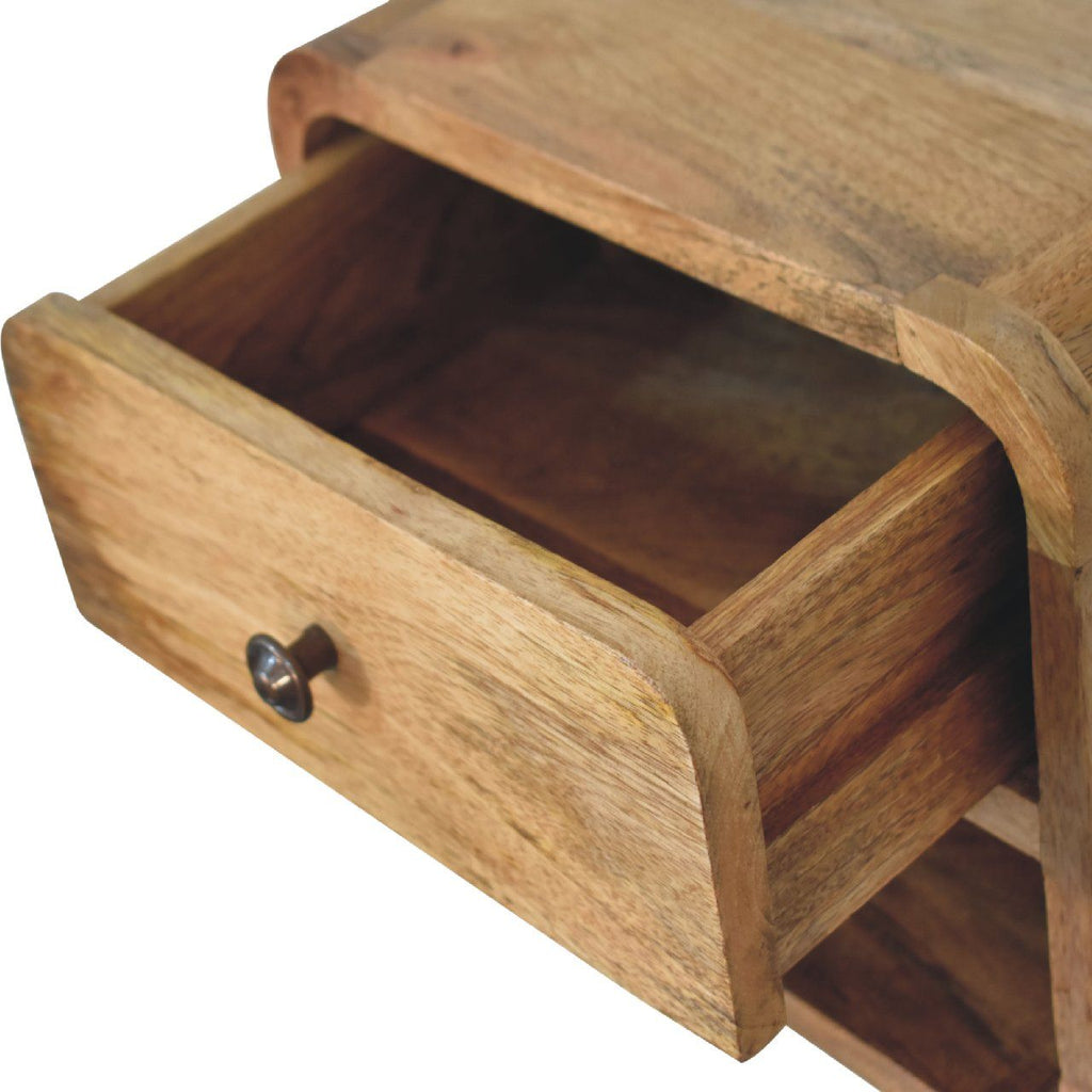 Mini Floating Open Bedside - Oak Unique Piece Furniture