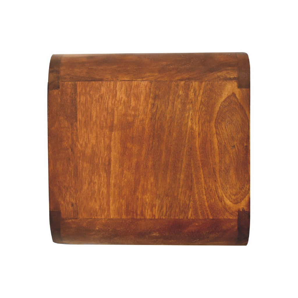 Curve Upper Slot Floating Nightstand Unique Piece Furniture