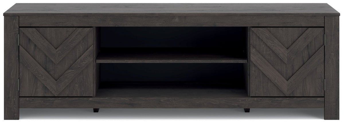 Cayboni - LG TV Stand With Fireplace Option Unique Piece Furniture