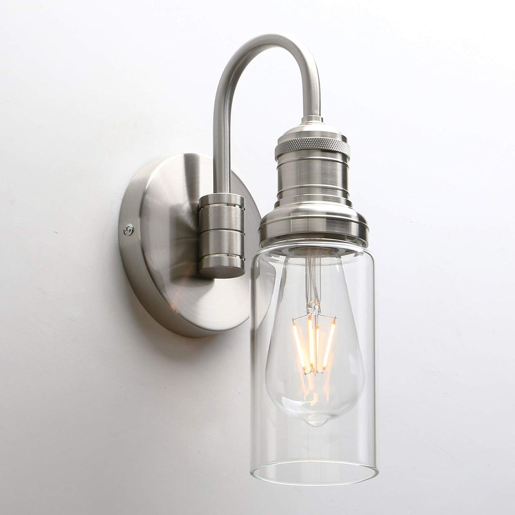 Vintage Gooseneck Wall Mount Single Sconce Farmhouse Decor
