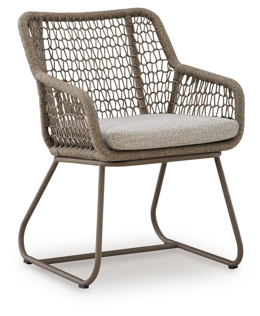 Majors Beach - Outdoor Table And 2 Chairs (Set of 3) - Beige Unique Piece Furniture
