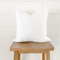 18x18 inch Luxury Goose Down Feather Pillow inserts Cotton and Crate