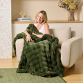 Cosmic Wave Throw Blanket Moon Pod