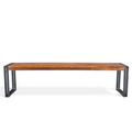 Solid Sheesham Bench with Metal legs Timbergirl