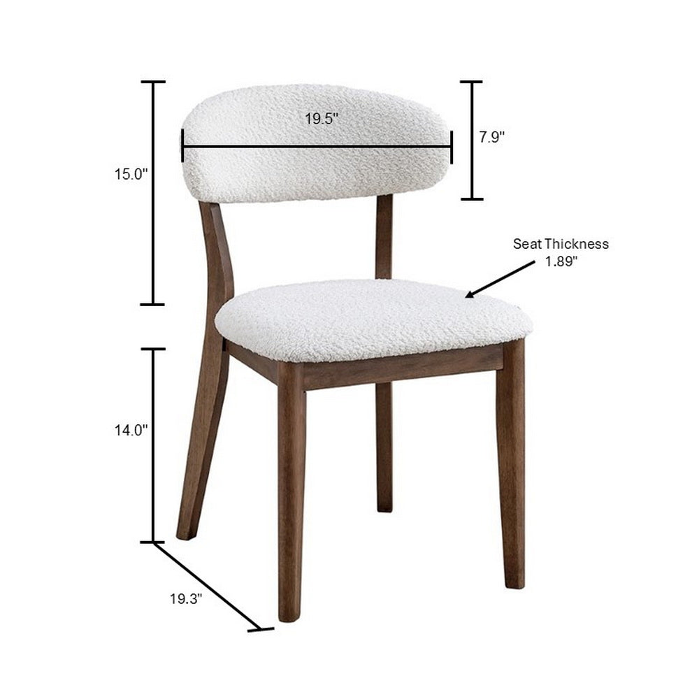 ACTU Scandinavian Dining Table Set with Upholstered Chairs for Small Spaces (Seats 4–6) ACTU FURNITURE