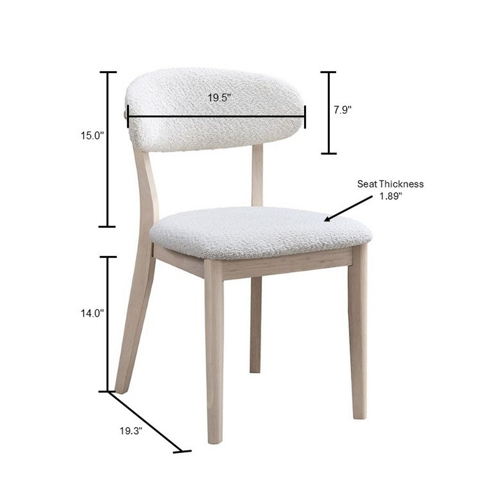 ACTU Scandinavian Dining Table Set with Upholstered Chairs for Small Spaces (Seats 4–6) ACTU FURNITURE