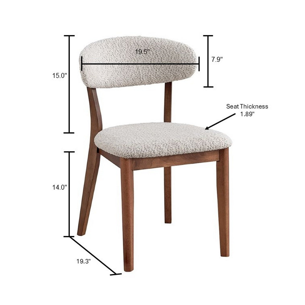 ACTU Scandinavian Dining Table Set with Upholstered Chairs for Small Spaces (Seats 4–6) ACTU FURNITURE