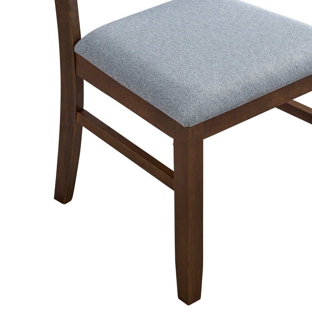 ACTU Farmhouse Dining Table Set with Upholstered Chairs for 4–6 ACTU FURNITURE