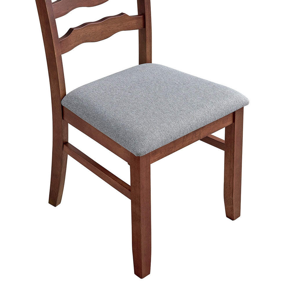ACTU Farmhouse Dining Table Set with Upholstered Chairs for 4–6 ACTU FURNITURE