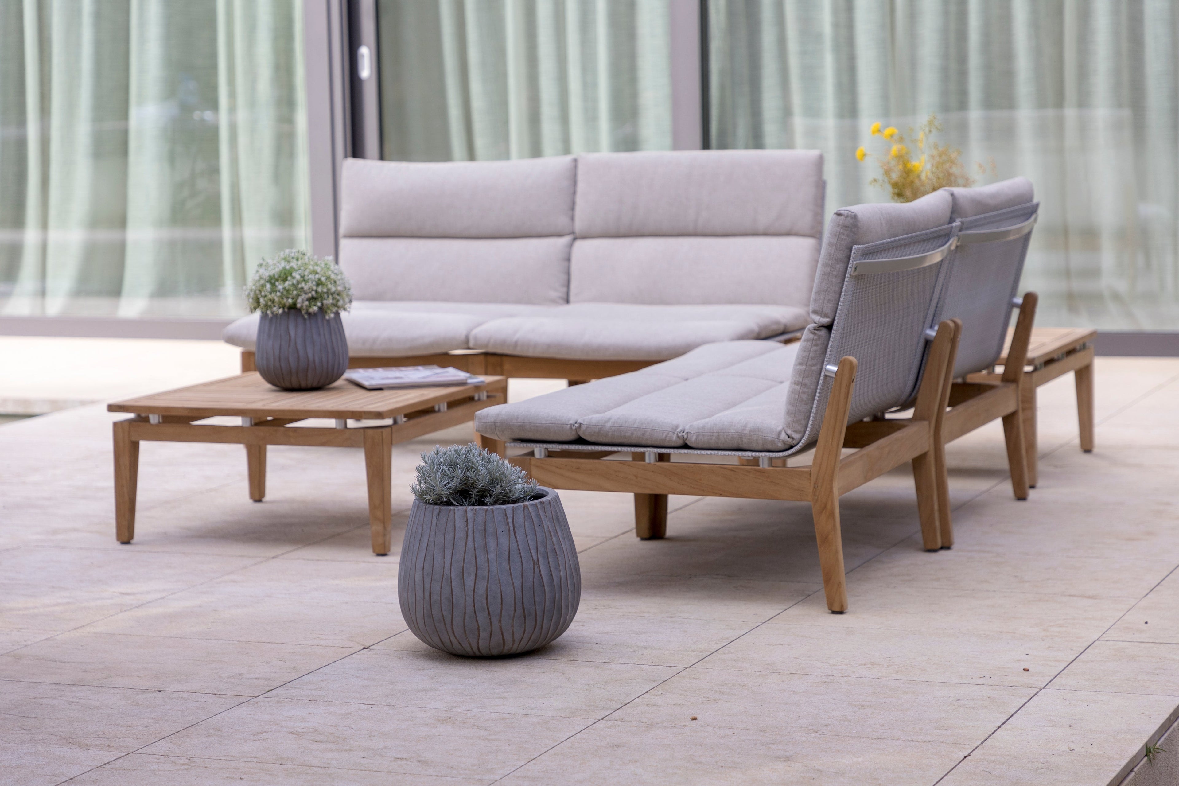 Arno 6pc Corner Set Light LifestyleGarden US