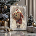 Vintage Christmas Santa Claus Wall Art II Tailored Canvases