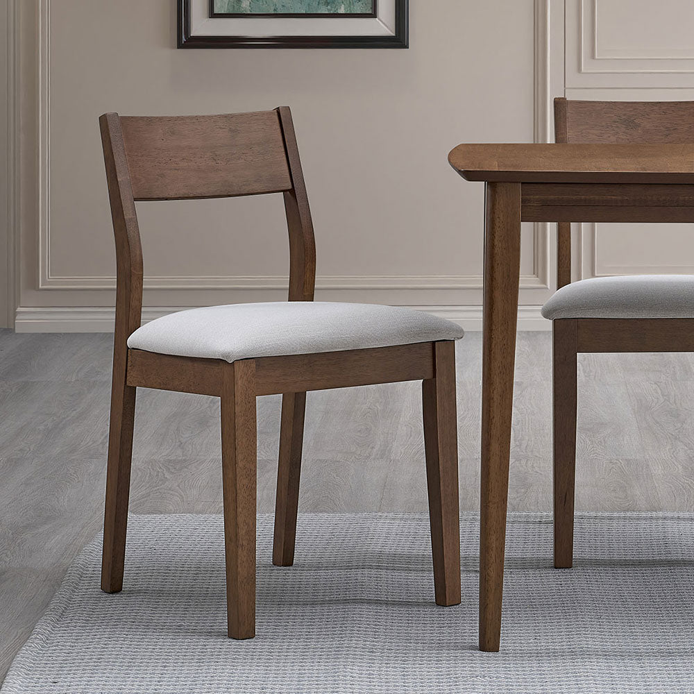 ACTU 59” Solid Wood Mid-Century Modern Dining Table Set for Small Spaces (Seats 4–6) ACTU FURNITURE