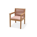 Agate Teak and Rope Armchair Terracotta LifestyleGarden US