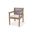 Agate Teak and Rope Armchair Taupe LifestyleGarden US