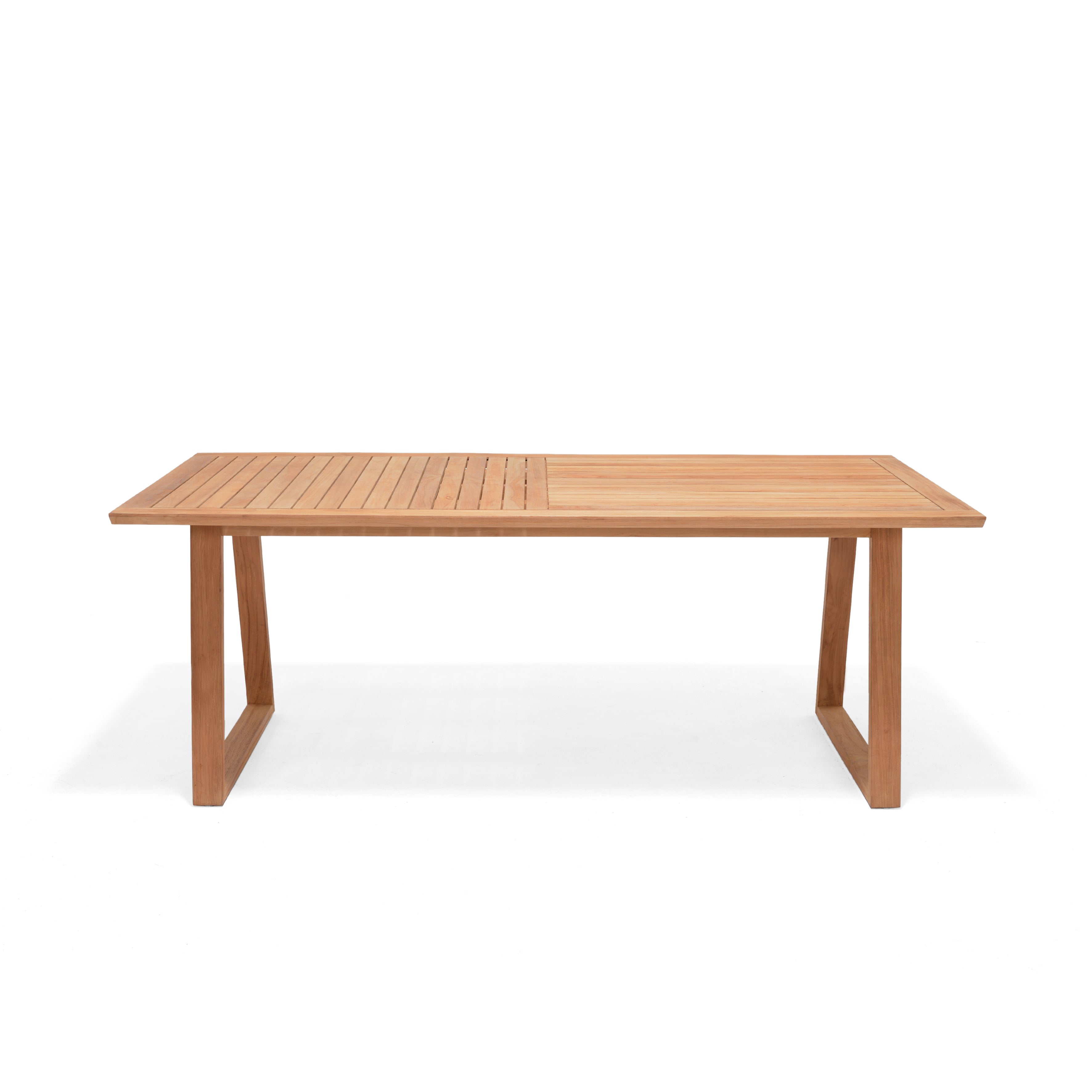 Agate Rectangular Teak Dining Table LifestyleGarden US