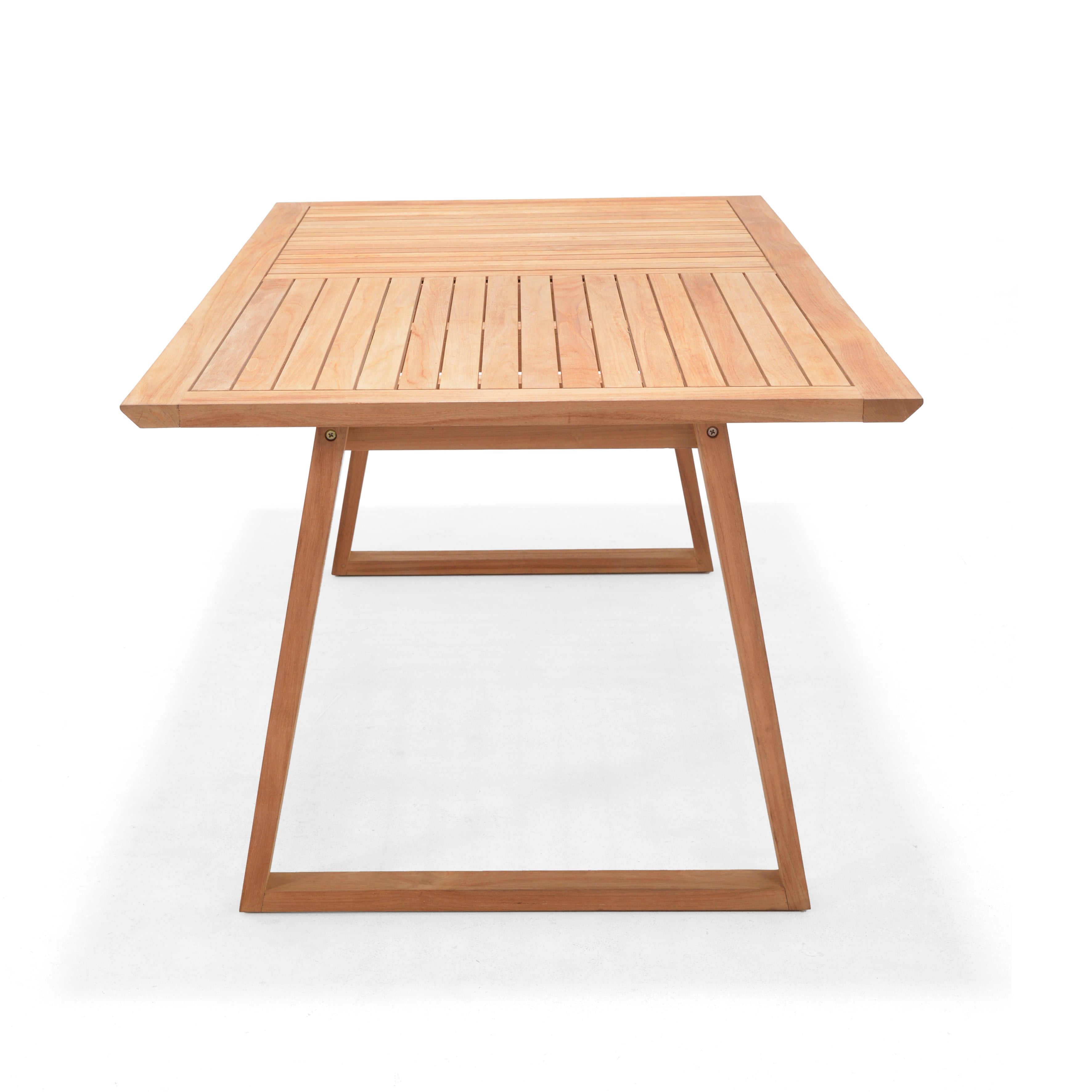 Agate Rectangular Teak Dining Table LifestyleGarden US