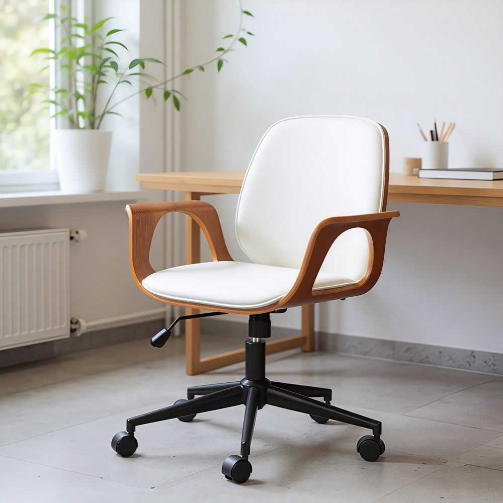 Ali Faux Leather Office Chair LOOMLAN