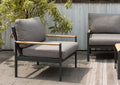 Amber Sofa Teak and Aluminum Chair LifestyleGarden US