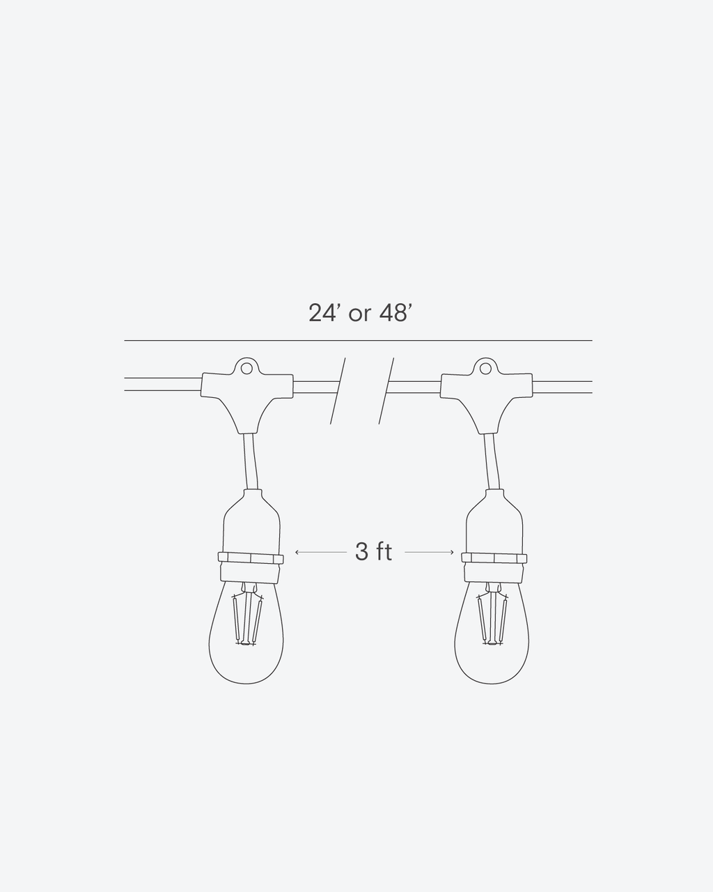 Ambience Pro LED Plug-in String Lights Brightech