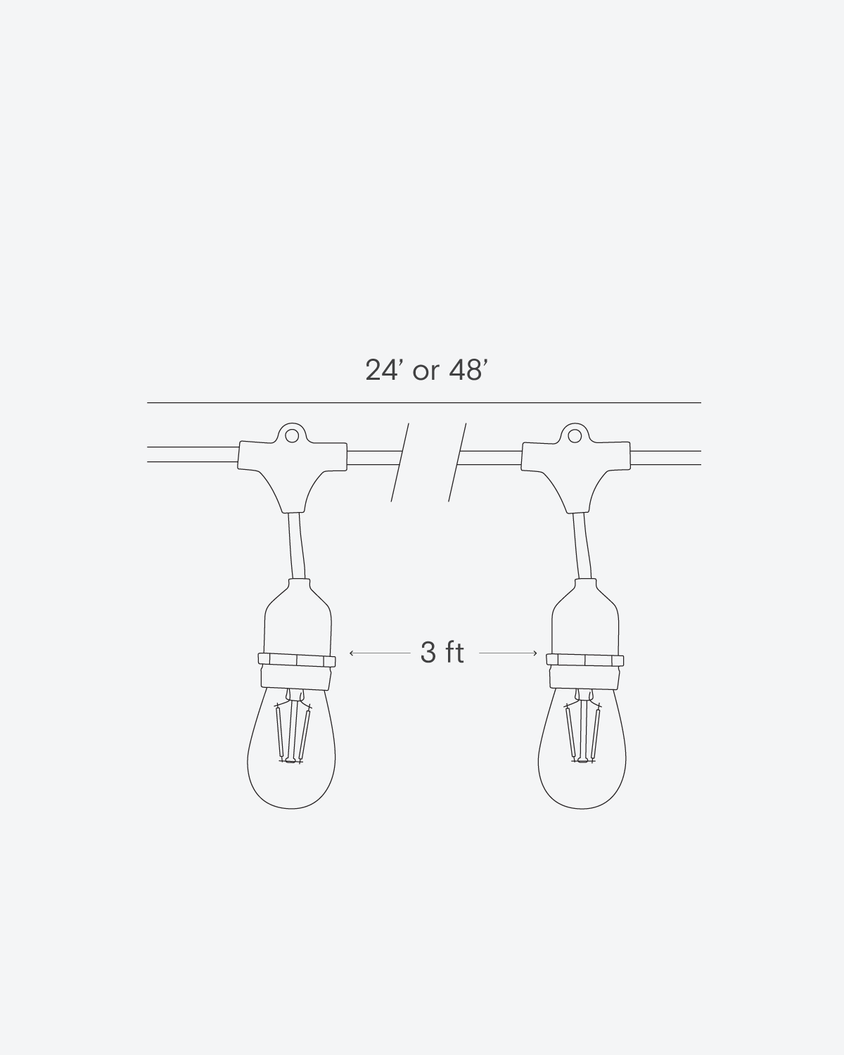 Ambience Pro LED Plug-in String Lights Brightech