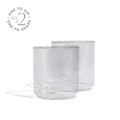 Cove 10oz Glass Tumbler - Set of 2 - Clear Created Co.