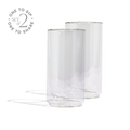 Cove 16oz Glass Pint - Set of 2 - Clear Created Co.