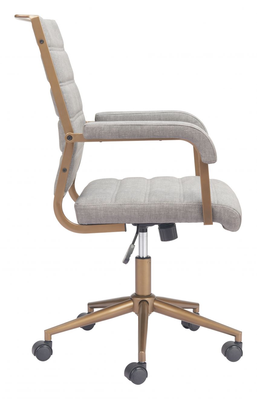 Auction Faux Leather Office Chair LOOMLAN