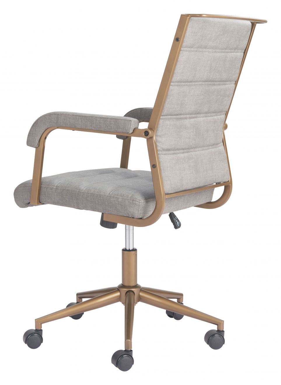 Auction Faux Leather Office Chair LOOMLAN