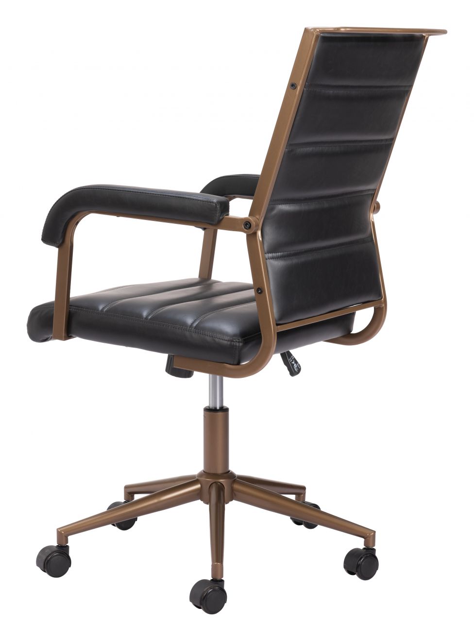 Auction Faux Leather Office Chair LOOMLAN