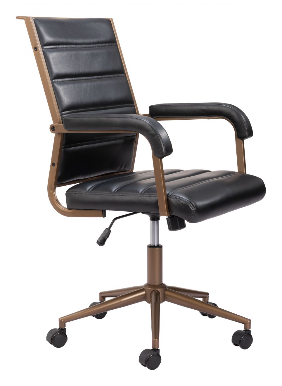 Auction Faux Leather Office Chair LOOMLAN