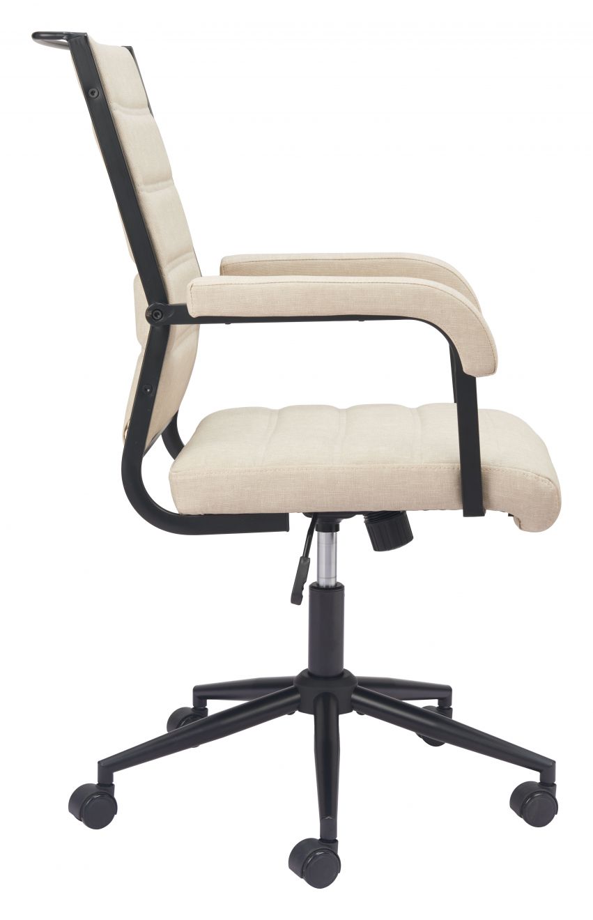 Auction Faux Leather Office Chair LOOMLAN