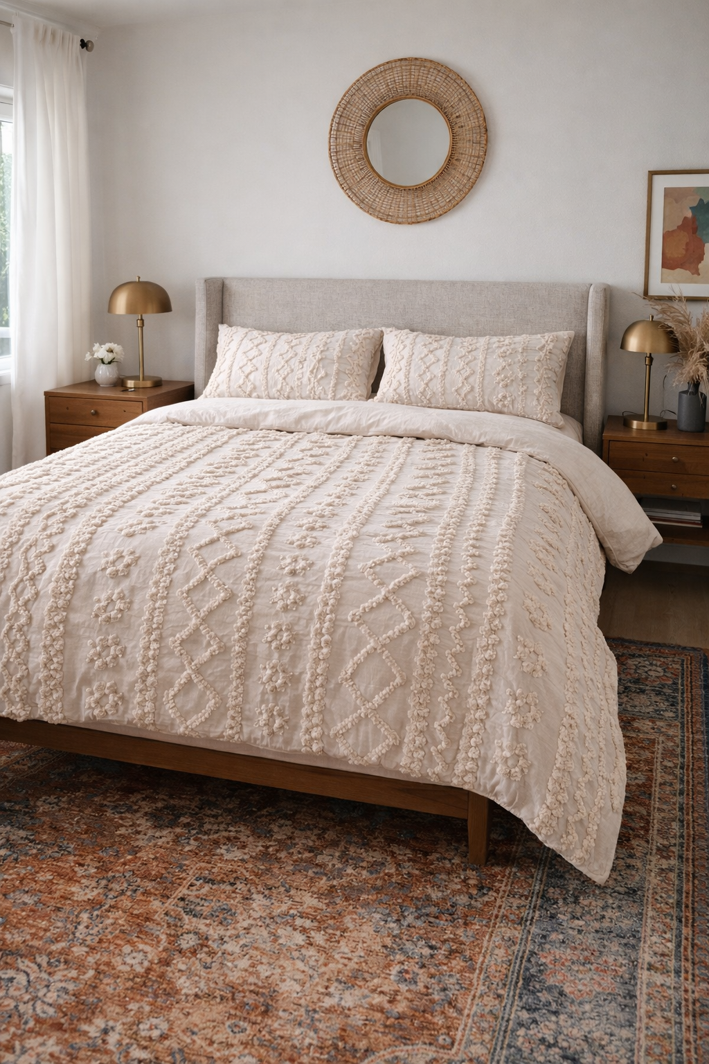 Sonoma Tufted Duvet Cover Set Busa Designs